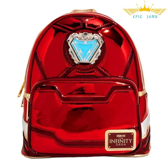 Loungefly Handbags - Loungefly Marvel The Infinity Saga Iron Man 15th Anniversary Mini Backpack New